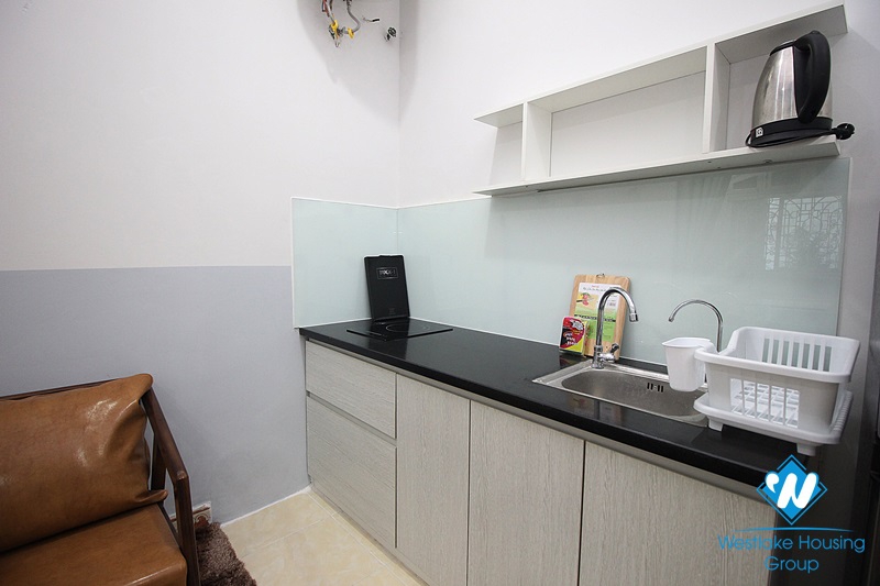 Adorable 1-bedroom apartment with a balcony in Truc Bach