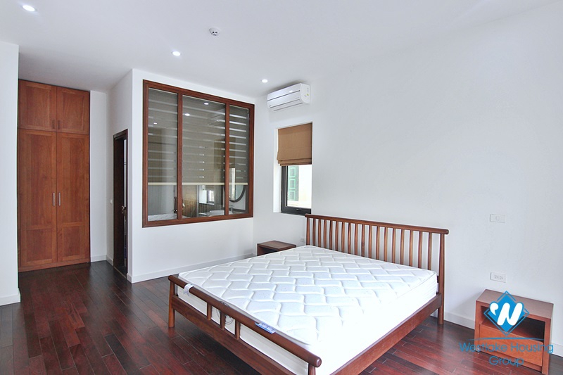 Spacious 4-bedroom apartment with a balcony on Tay Ho street, Tay Ho for rent