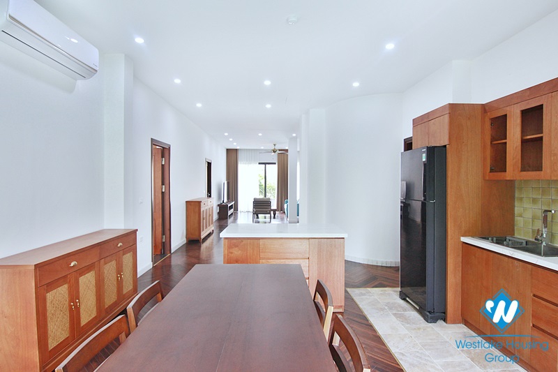 Spacious 4-bedroom apartment with a balcony on Tay Ho street, Tay Ho for rent