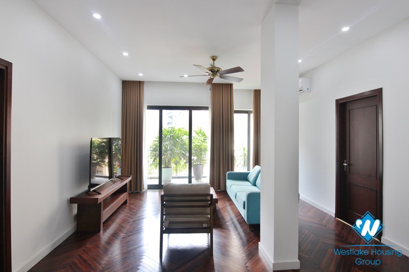 Spacious 4-bedroom apartment with a balcony on Tay Ho street, Tay Ho for rent