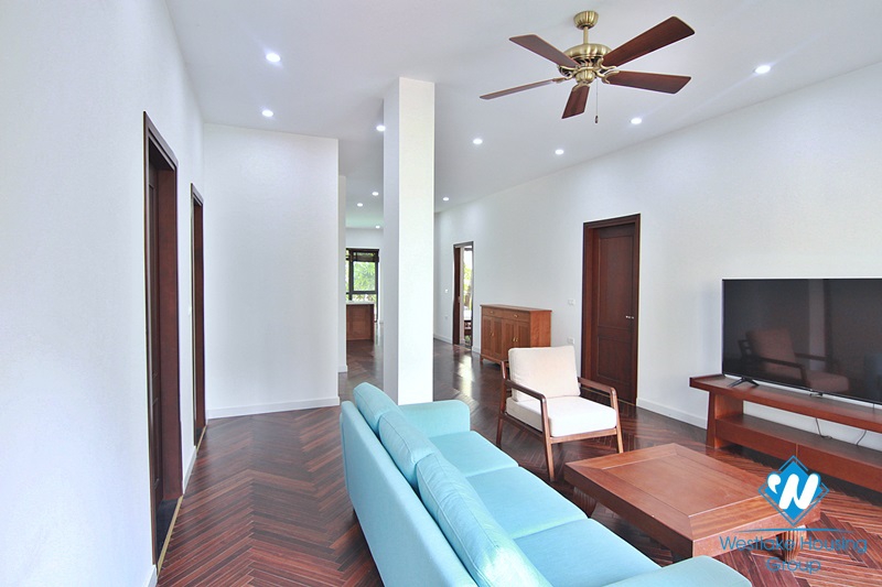 Spacious 4-bedroom apartment with a balcony on Tay Ho street, Tay Ho for rent
