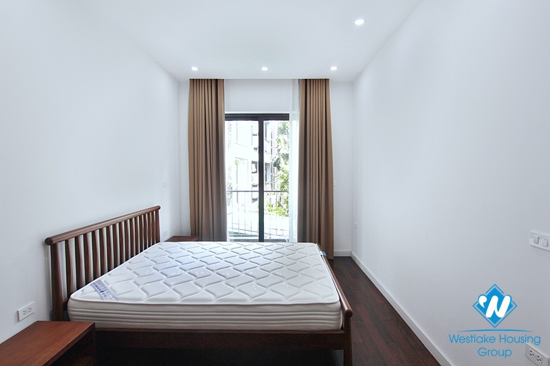 Spacious 4-bedroom apartment with a balcony on Tay Ho street, Tay Ho for rent