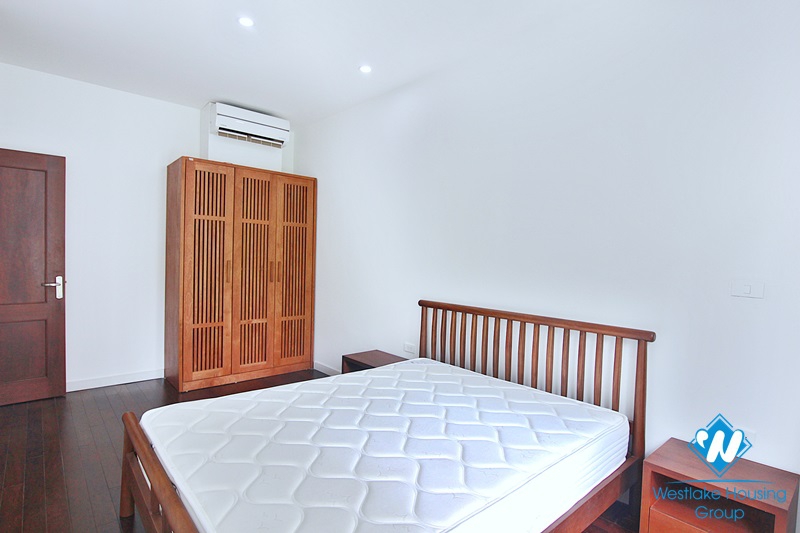 Spacious 4-bedroom apartment with a balcony on Tay Ho street, Tay Ho for rent