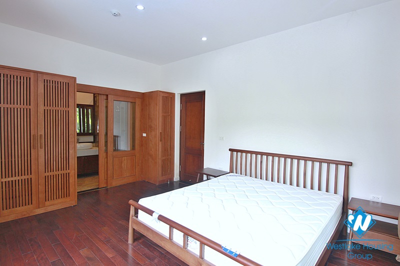 Spacious 4-bedroom apartment with a balcony on Tay Ho street, Tay Ho for rent