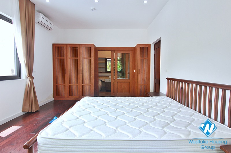 Spacious 4-bedroom apartment with a balcony on Tay Ho street, Tay Ho for rent