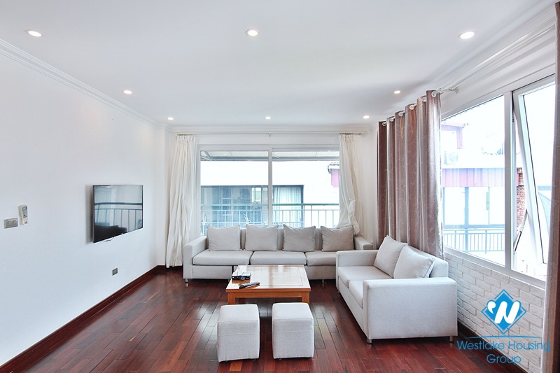 Super bright and spacious 3-bedroom with a big balcony apartment for rent on To Ngoc Van