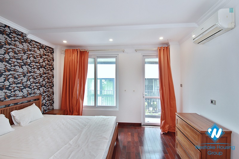 Super bright and spacious 3-bedroom with a big balcony apartment for rent on To Ngoc Van