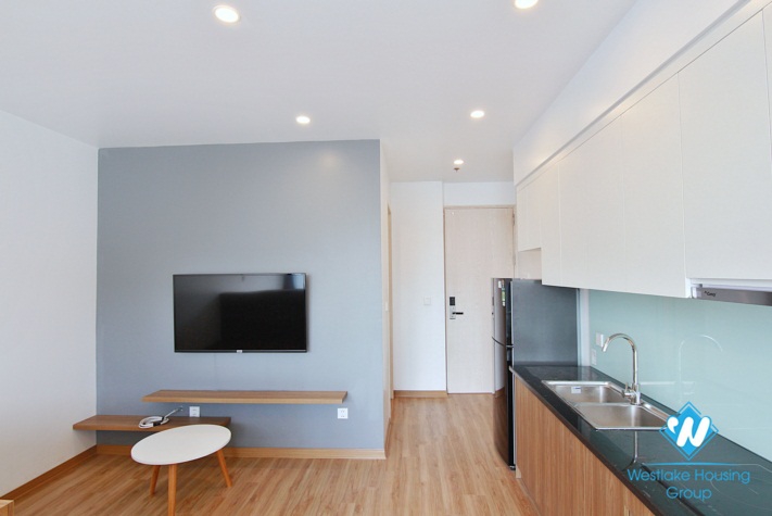 Bright studio for rent in Trinh Cong Son st, Tay Ho district, Ha Noi