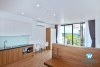 Bright studio for rent in Trinh Cong Son st, Tay Ho district, Ha Noi