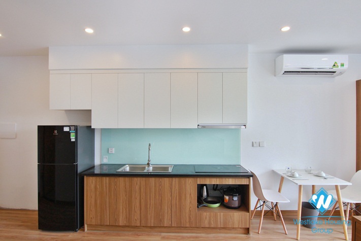 Bright studio for rent in Trinh Cong Son st, Tay Ho district, Ha Noi
