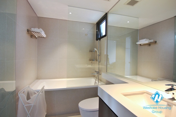 Breaking view in the super nice modern  apartment in Tây Hồ for rent