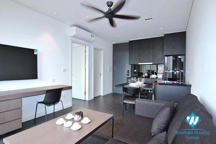 Breaking view in the super nice modern  apartment in Tây Hồ for rent