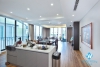 Lake view apartment with big size for rent in Tu Hoa st, Tay Ho District 