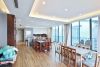 Lake view apartment with big size for rent in Tu Hoa st, Tay Ho District 