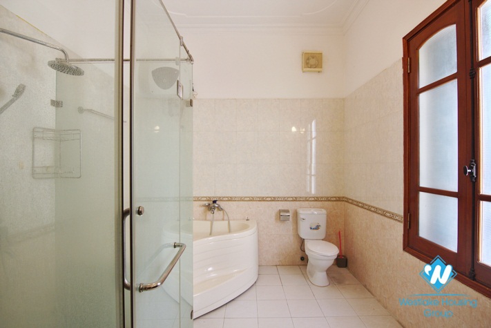 A beautiful secluded villa for rent in Tay Ho with swimming pool and garden