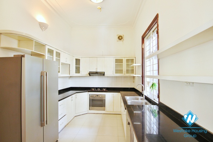 A beautiful secluded villa for rent in Tay Ho with swimming pool and garden