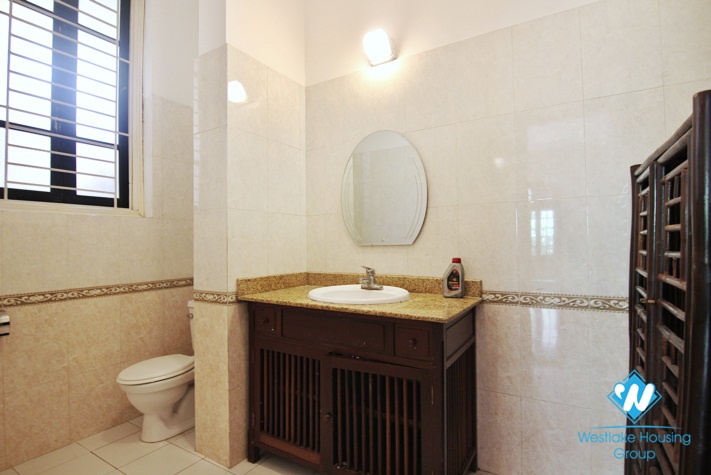A beautiful secluded villa for rent in Tay Ho with swimming pool and garden