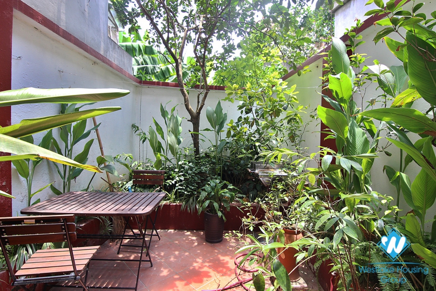 Fashionable and modern design duplex with lovely gardern for rent in Long Biên
