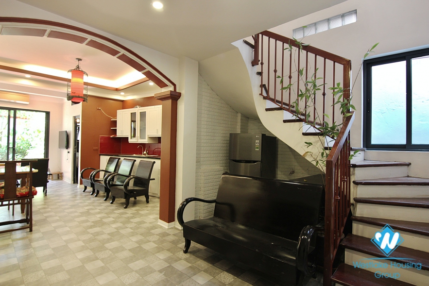 Fashionable and modern design duplex with lovely gardern for rent in Long Biên