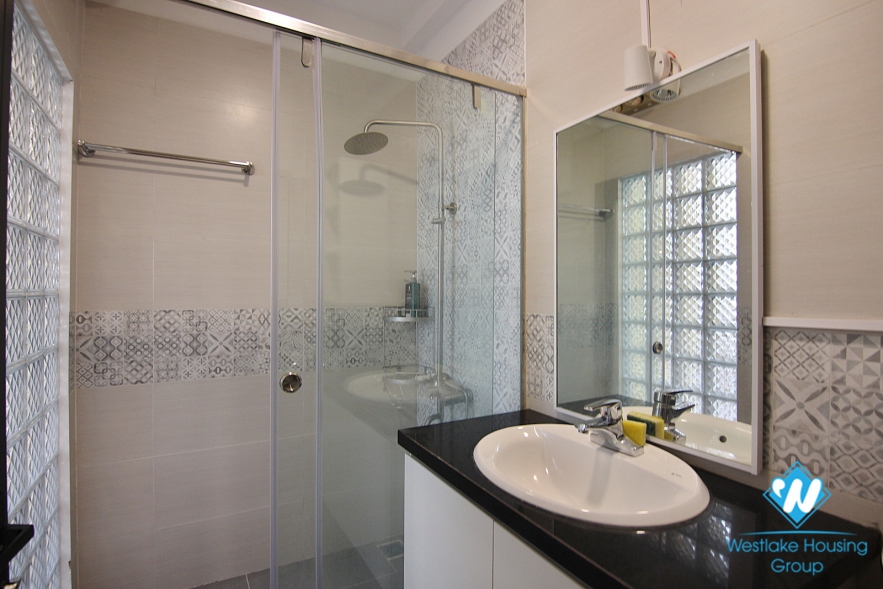 Fashionable and modern design duplex with lovely gardern for rent in Long Biên