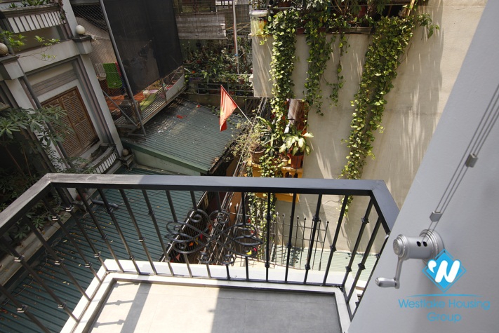 An Amazing 1 bedroom studio in soughtly with lovely balcony for rent in Ba Đình