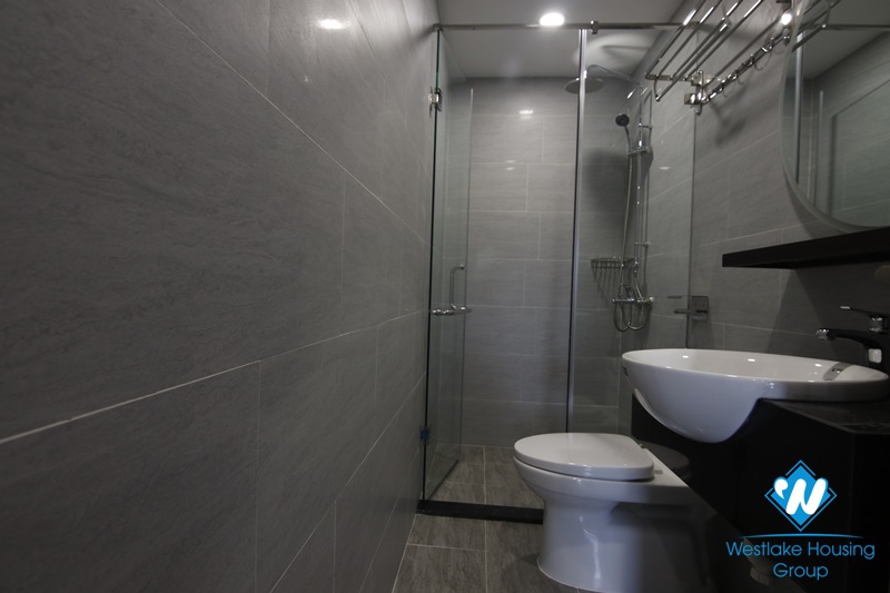 Beautiful studio on high floor with a very  big balcony for rent in Ba Dinh