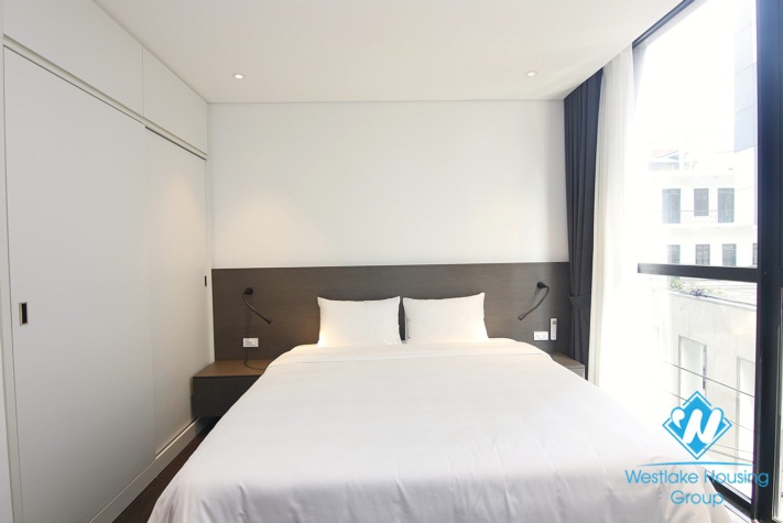   A Nice 1 bedroom studio in soughtly with lovely balcony for rent in Ba Đình