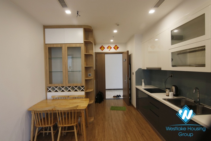 A modern condo apartment with beautiful city view for rent in Vinhomes Metropolis