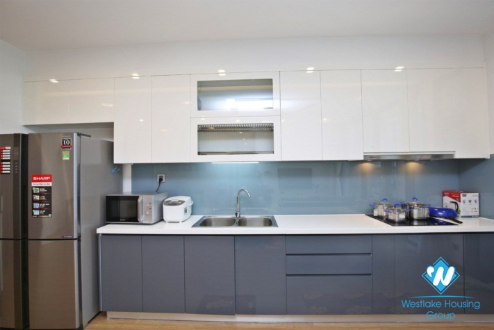 A well-decorated apartment for rent in Vinhome Metropolis, Lieu Giai, Ba Dinh