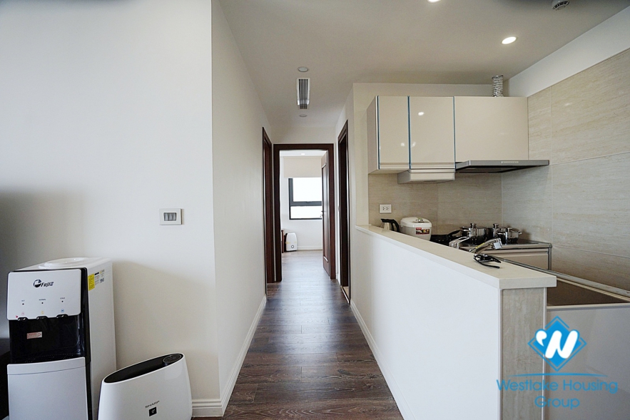 Brand new lake view 2 bedroom apartment for rent in HDI tower Hai Ba Trung