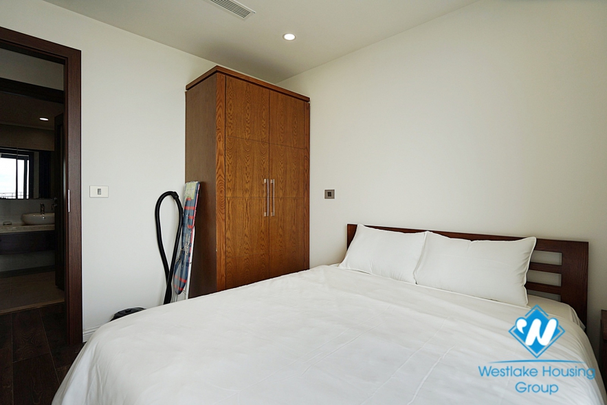 Brand new lake view 2 bedroom apartment for rent in HDI tower Hai Ba Trung