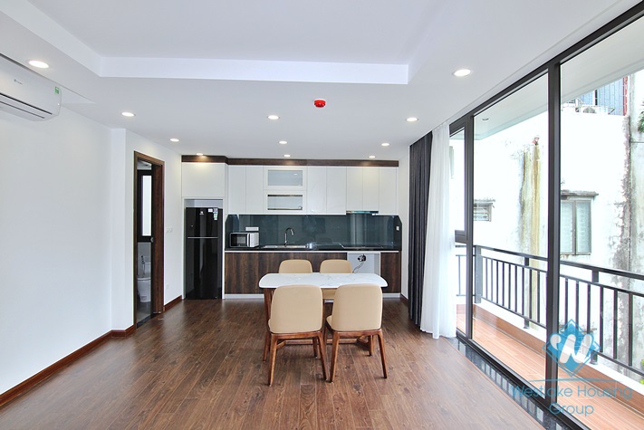 Furnished apartment with balcony for rent in Dang Thai Mai st, Tay Ho