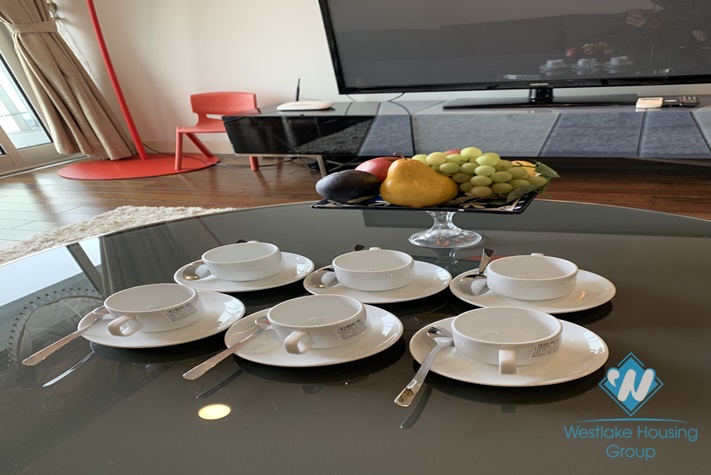 Three bedrooms apartment for rent in Lancaster building, Nui Truc, Ba Dinh