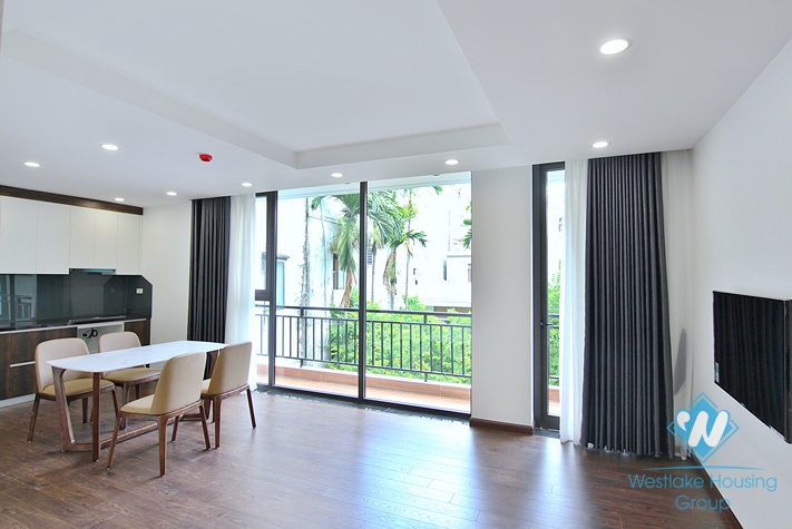 Furnished apartment with balcony for rent in Dang Thai Mai st, Tay Ho