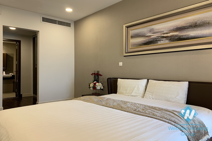 Three bedrooms apartment for rent in Lancaster building, Nui Truc, Ba Dinh