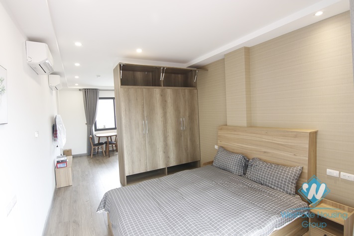 A nice studio with huge balcony for rent in Linh Lang, Ba Dinh