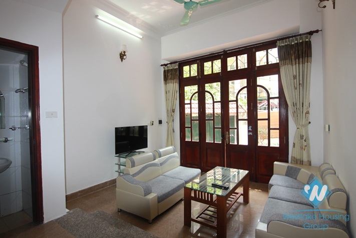 A nice house with courtyard for rent in Nghi Tam st, Tay Ho District