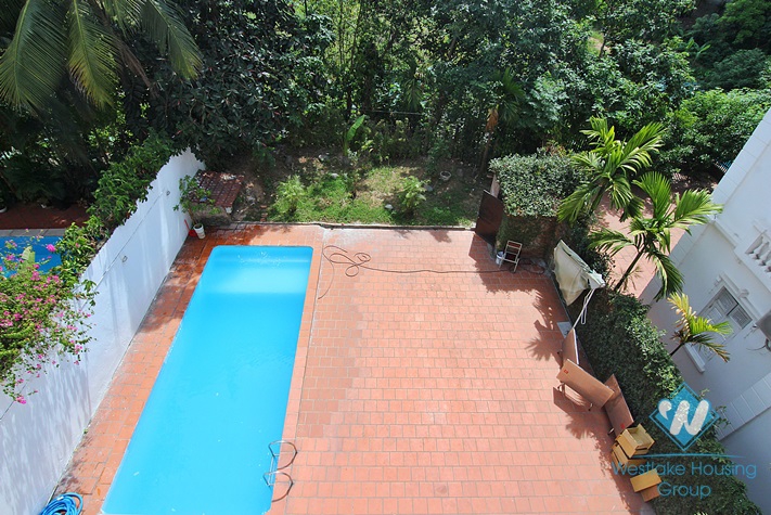 Hidden gem - a splendid villa swimming pool and garden for rent in Tay Ho