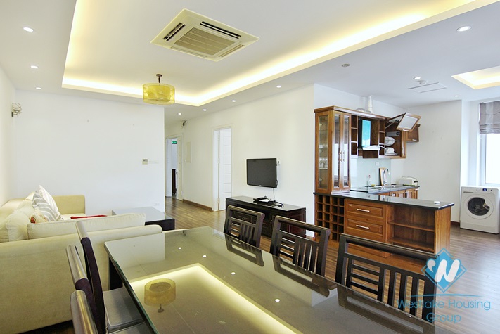Serviced apartment with huge balcony for rent in Xuan Dieu, Tay Ho