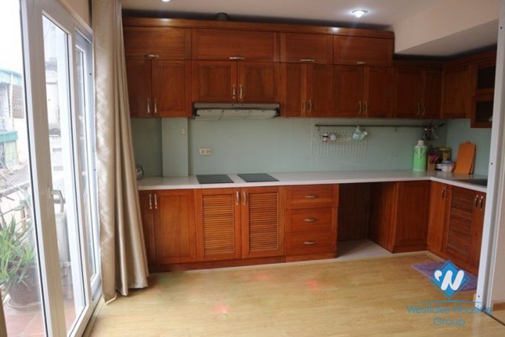 Three bedrooms house for rent in Kim Ma street, Ba Dinh