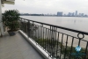 Lake view serviced apartment for rent in Yen Phu village, Tay Ho