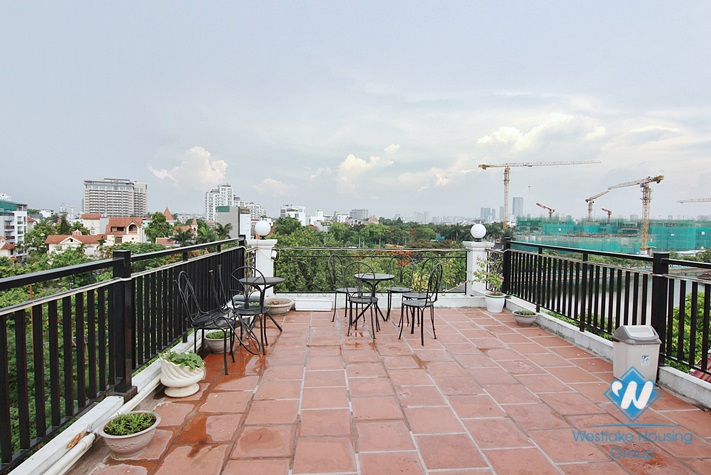 Bright apartment for rent in To Ngoc Van, Tay Ho, Ha Noi
