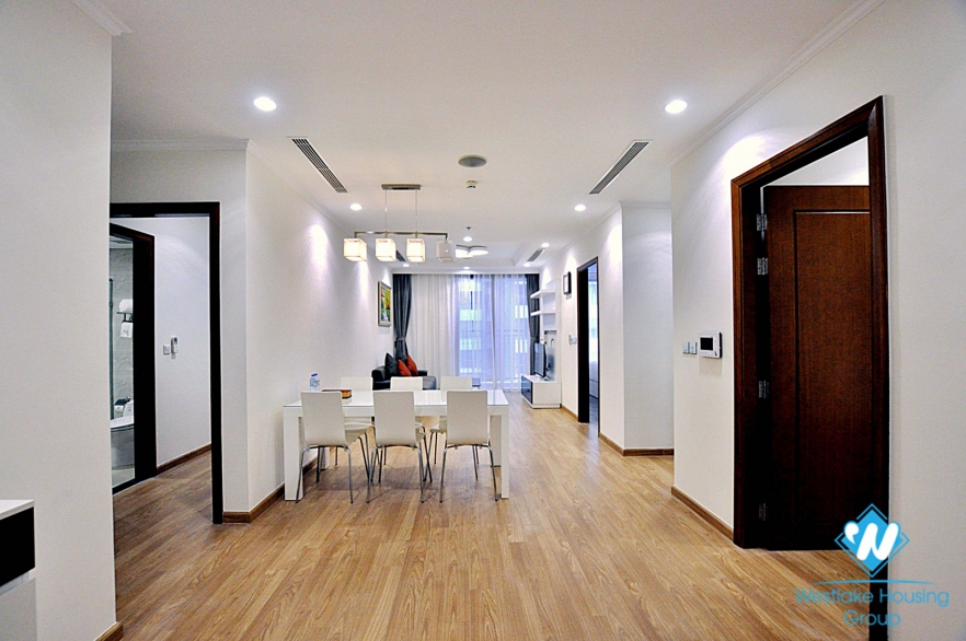 Modern three-star furnished three-bedroom apartment for rent at Time City Park Hill