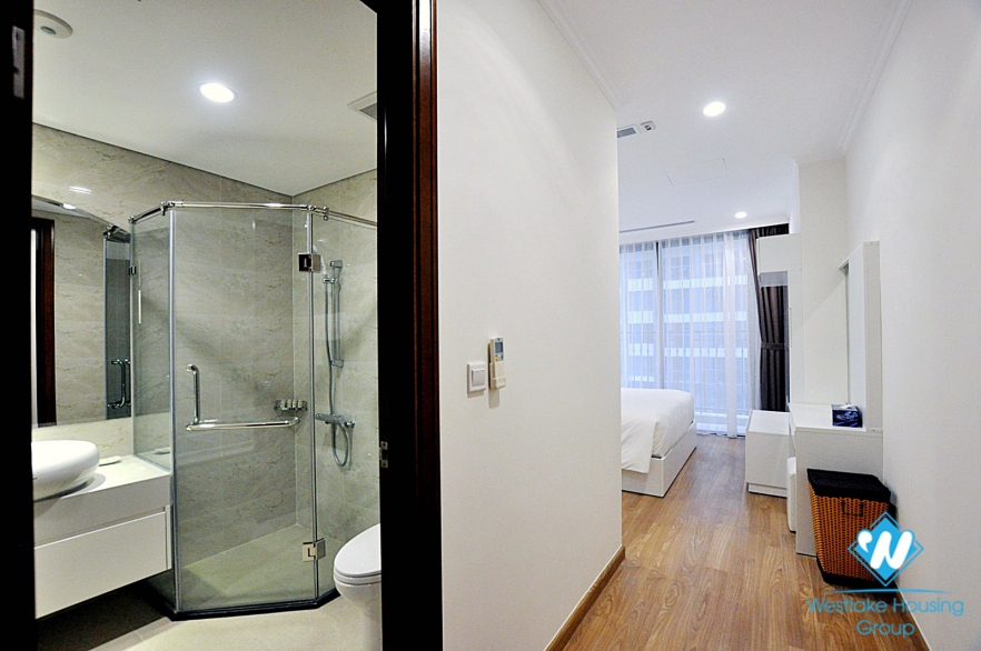 Modern three-star furnished three-bedroom apartment for rent at Time City Park Hill