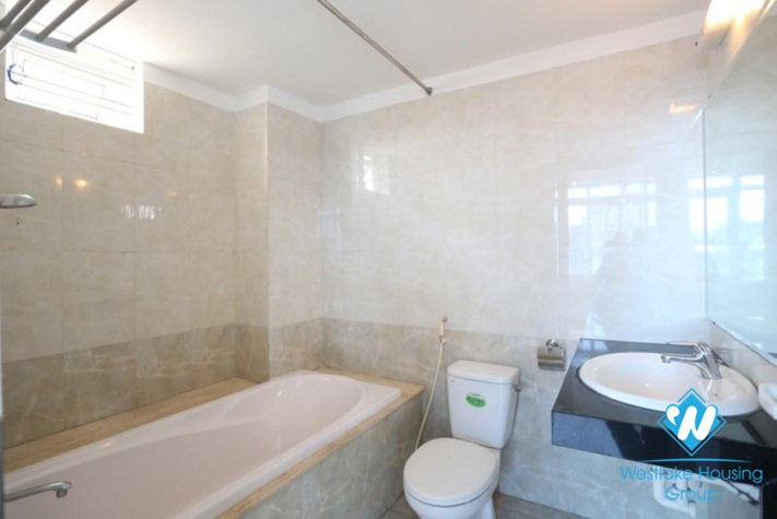Bright apartment for rent in Yen Phu Street, Tay Ho, Ha Noi
