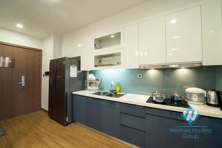 Nicely furnished 2 bedroom apartment for rent in Vinhome metropolis, Ba dinh