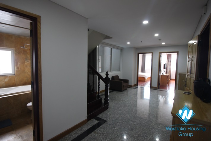 A duplex 3 bedroom apartment for rent in Ba dinh, Ha noi