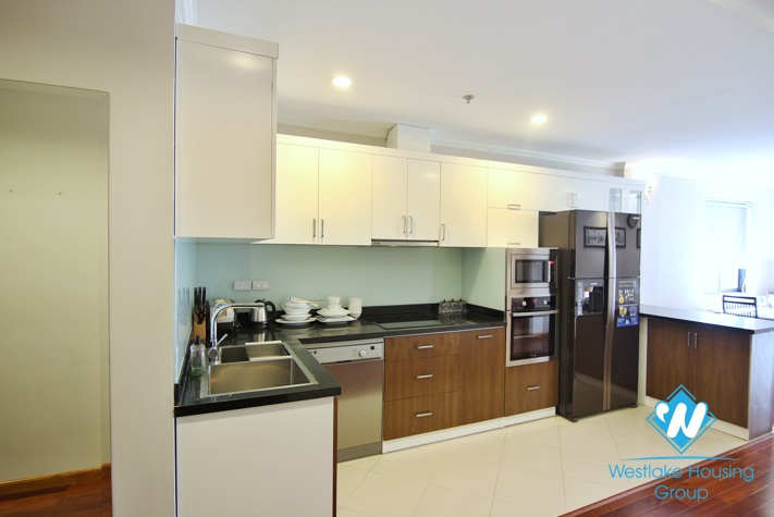 An extremely gorgeous 2 bedroom apartment for rent on Xuan Dieu street. 