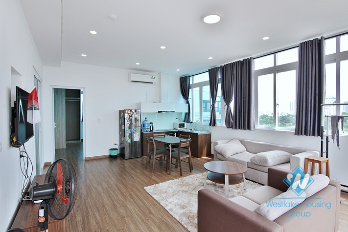 Beautiful top floor 1 bedroom apartment for rent in Tay Ho, Ha Noi