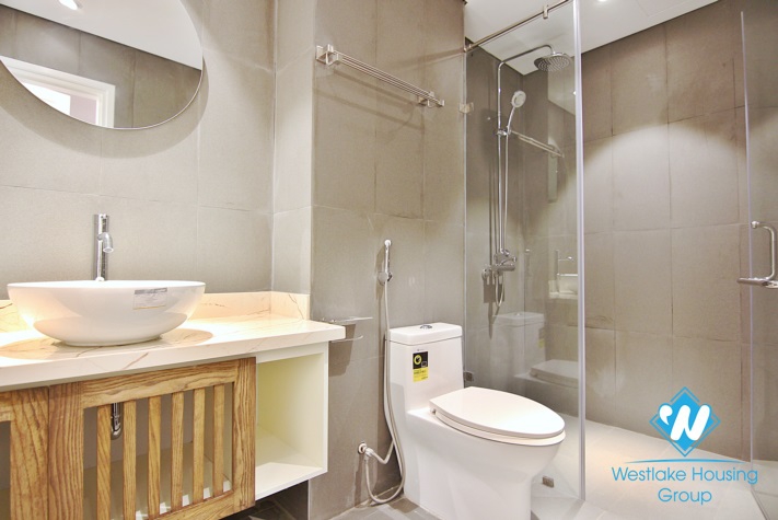 A brand new 1 bedroom apartment for rent in quiet Yen Phu Village
